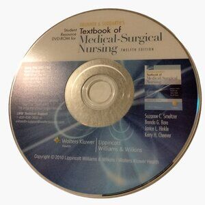 Brunner Suddarth Textbook Of Medical Surgical Nursing DVD Student Resource